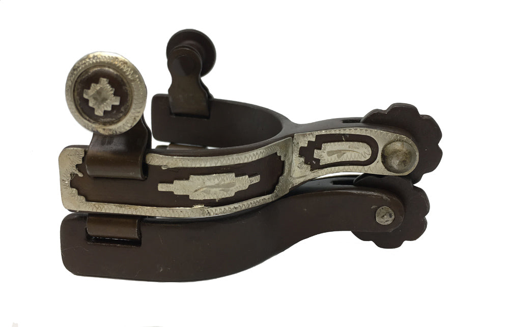 AJ Tack Baby Southwest Show Spurs & Spur Straps Set