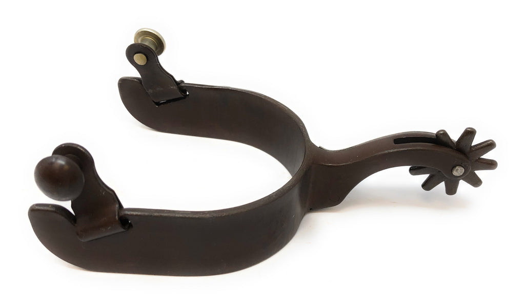 AJ Tack Praying Cowboy Antique Brown Spur Package